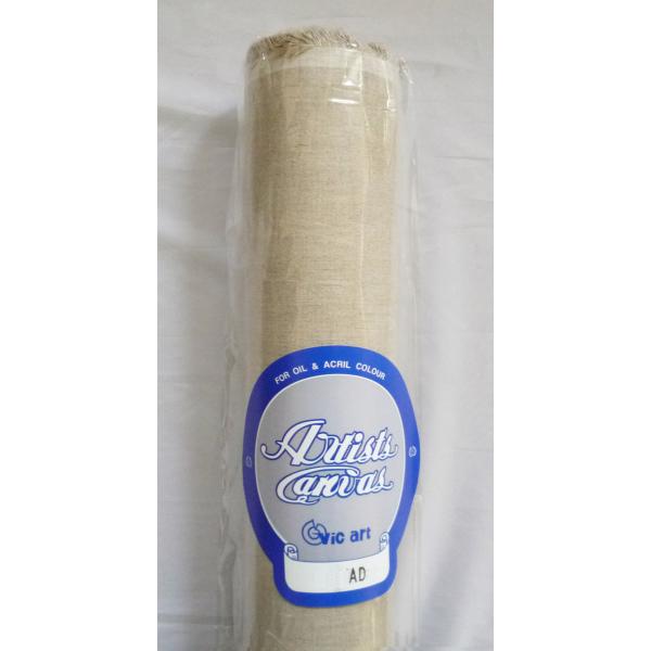 画材 ロールキャンバス AD 麻中目 油彩画専用 80cmX10m