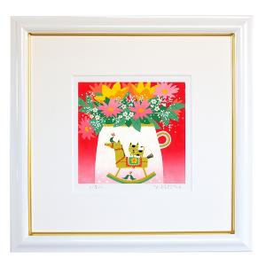 シルクスクリーン版画 吉岡浩太郎 30角 300X300mm シートのみ 「彩の