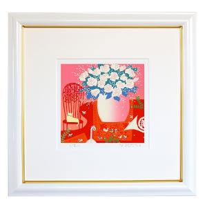 シルクスクリーン版画 吉岡浩太郎 30角 300X300mm シートのみ 「彩の