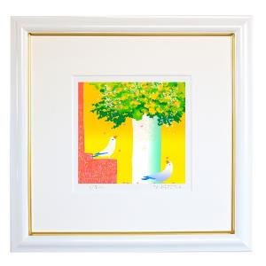 シルクスクリーン版画 吉岡浩太郎 30角 300X300mm シートのみ 「彩の