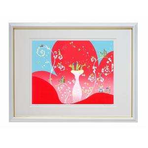 シルクスクリーン版画 吉岡浩太郎 30角 300X300mm シートのみ 「彩の