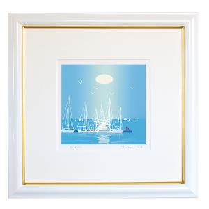 シルクスクリーン版画 吉岡浩太郎 30角 300X300mm シートのみ 「彩の