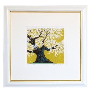 シルクスクリーン版画 吉岡浩太郎 30角 300X300mm シートのみ 「彩の