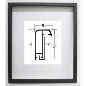 油絵用額縁 af28-wblk
