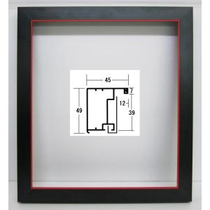 油絵用額縁 flat4blk