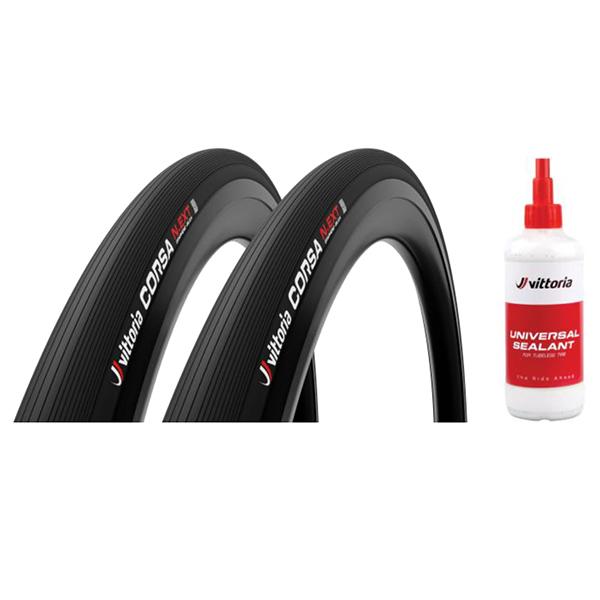 【2本セット＋ユニバーサルシーラント】Vittoria(ヴィットリア) CORSA N.EXT TU...