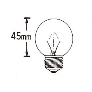クリアーボール球　E26　60W｜tourakubou