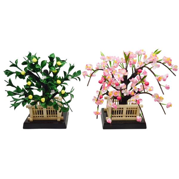 「祇園30号」高さ18cm 桜橘 （雛人形 飾り花）