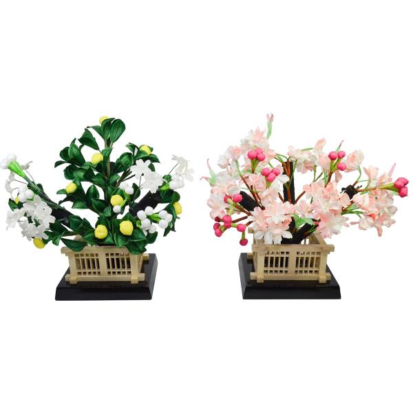 「優花30号」高さ20cm 桜橘 （雛人形 飾り花）