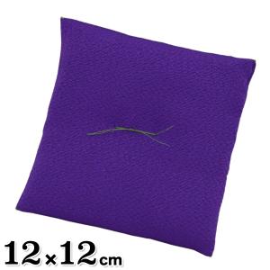 置物用ミニ座布団 紫ちりめん（小） [CP5] : 人形の東籬 - 通販