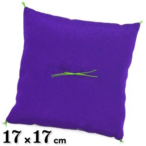 置物用ミニ座布団 紫ちりめん 21cm角 [CP95] : 人形の東籬 - 通販