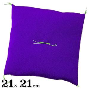 置物用ミニ座布団 紫ちりめん（大） [CP10] : 人形の東籬 - 通販