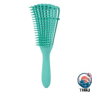 ヘアブラシ カーリーコーム デタングリングブラシナチュラルヘアデタングラーもつれ除去コームヘアデタングリングブラシ 簡単 なデタングラーカーリーヘア