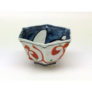 有田焼 しん窯 青花 長崎紋 八角長角取皿 : 神楽坂のうつわ屋さん 陶