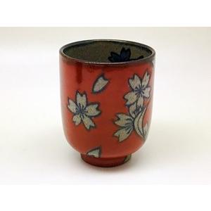 波佐見焼 翔芳窯 桜流水 湯呑（小） : 神楽坂のうつわ屋さん 陶柿園
