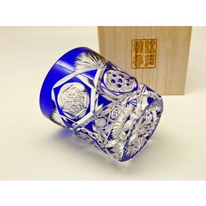 【未使用品】瀧澤利夫　江戸切子　冷酒杯 TR013P瀧澤硝子工芸 江戸切子伝統工芸士・瀧澤利夫作 江戸切子