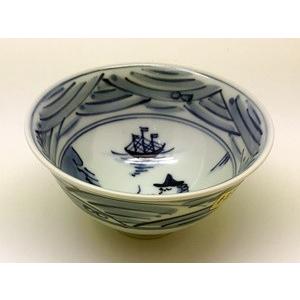 有田焼 しん窯 青花 長崎紋 八角長角取皿 : 神楽坂のうつわ屋さん 陶