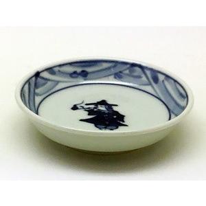 有田焼 しん窯 青花 長崎紋 渕上り3寸皿 : 神楽坂のうつわ屋さん 陶