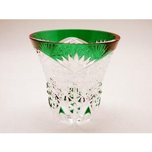 TS011P瀧澤硝子工芸 江戸切子伝統工芸士・瀧澤利夫作 江戸切子 ぐい呑