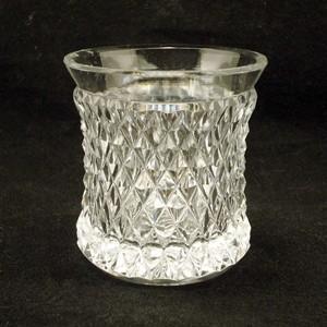 TR005EG瀧澤硝子工芸 江戸切子伝統工芸士 瀧澤利夫作 江戸切子 ロック