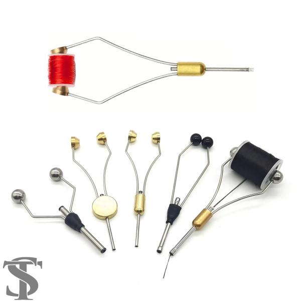 並行輸入品 1個 バイセラミックチップボビンホルダー ヘビーバレットヘッドフライ用ルアー結束糸ホルダ...