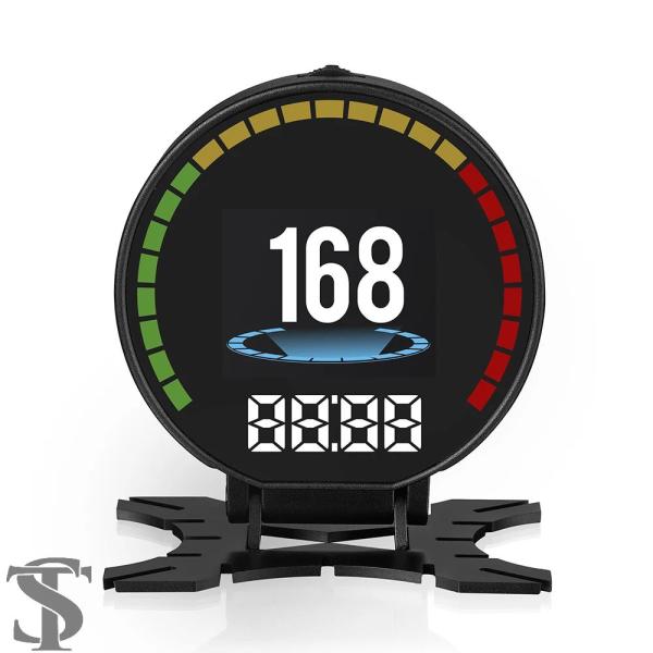 並行輸入品 P15 HUD OBD デジタルスマートメーターヘッドアップディスプレイスピードメーター...