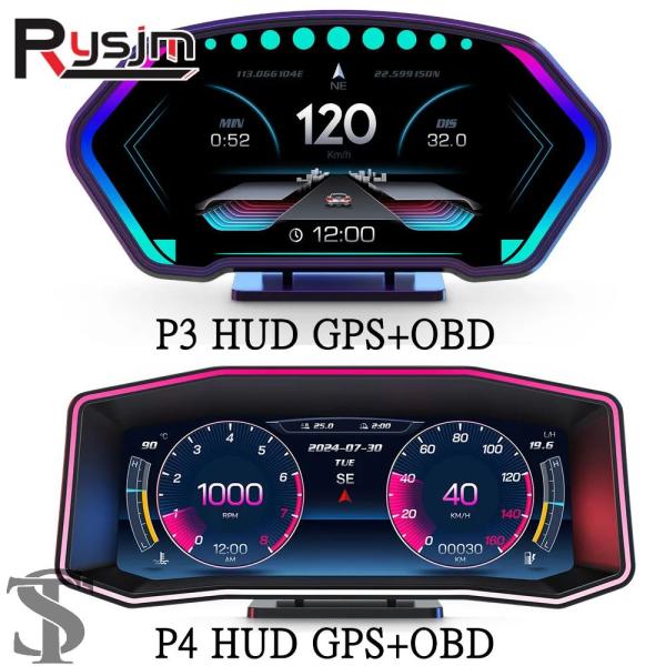 【並行輸入品】P3 P4 ヘッドアップディスプレイ OBD2 HUD オンボードコンピュータデジタル...