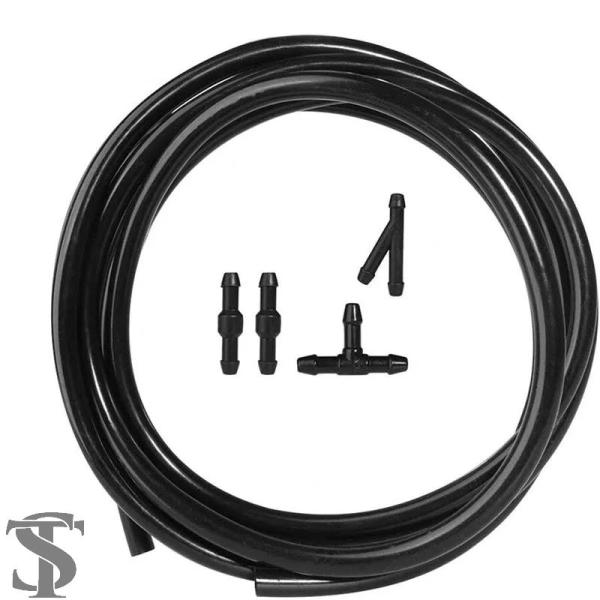 並行輸入品 汎用 2 メートルフロントガラスウォッシャーノズルホースチューブコネクタルノークリオ 3...