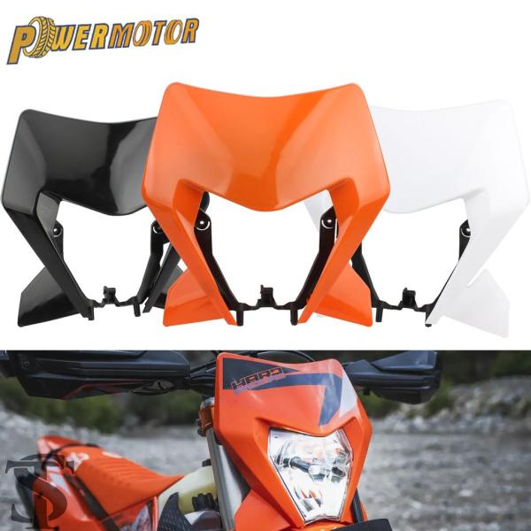 【並行輸入品】KTM ヘッドライトプレート EXC 300 バイクマスク SX XC SXF XCF...