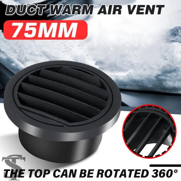 並行輸入品 1PC 75 MMカーヒーターエアベントアウトレットパーキングヒーターエアベント排気コネ...