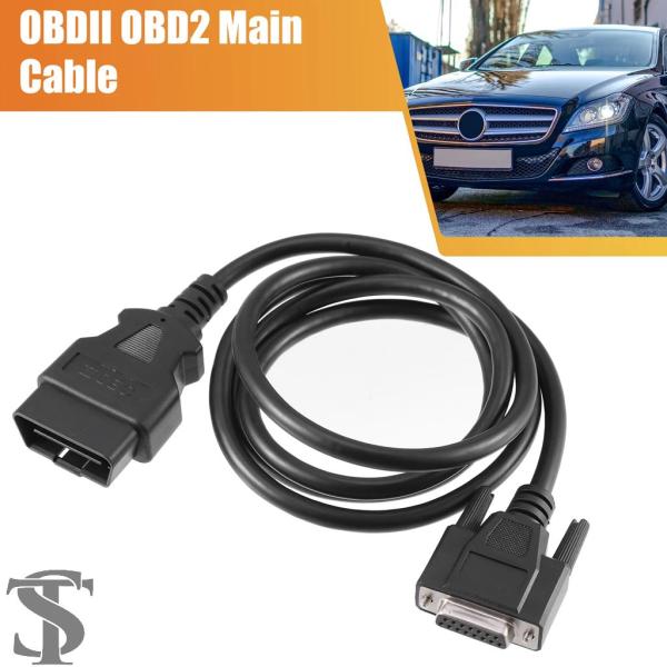 並行輸入品 OBDII OBD2 メインケーブル診断ツールアダプターコネクタケーブル LAUNCH ...
