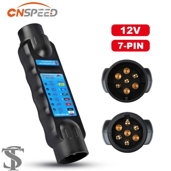 【並行輸入品】トレーラーソケットテスター牽引バープラグソケット診断ツール 7 ピン 12V キャラバ...