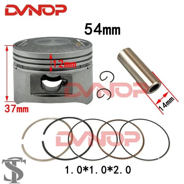 並行輸入品 54 MM 14 MMピストンリングガスケットキット 125CC 138CC 1P54F...