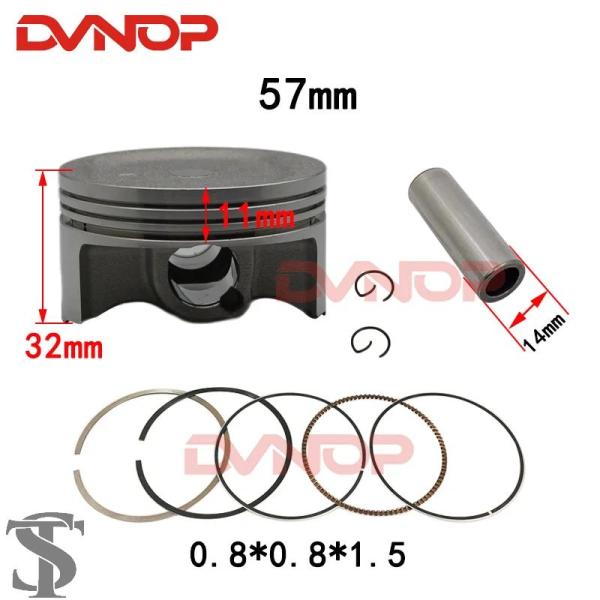 並行輸入品 57 MMバイクピストンリングヤマハ YZF R15 R-15 VXN150 NVA F...