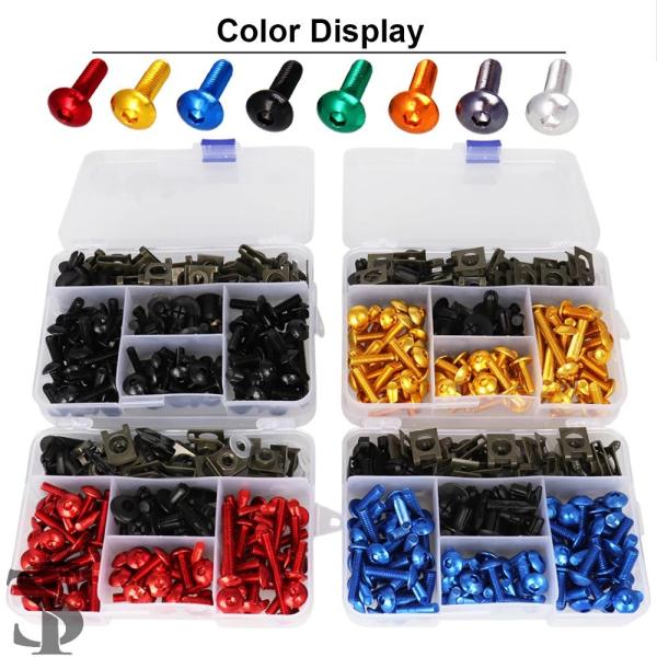 並行輸入品 195 個ボルトネジ カワサキ ZX6R ZX7R ZX9R ZX10R ZX12R Z...