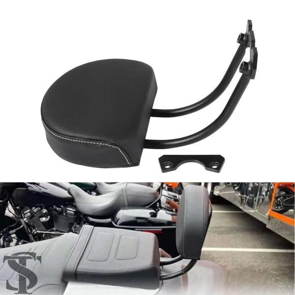 並行輸入品 バイクリアピリオンシートシーシーバーバックレストピリオンキットハードウェア PU レザー...