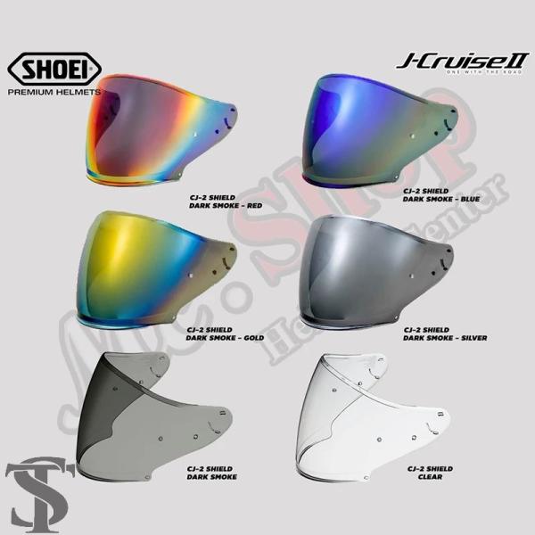 並行輸入品 バイクバイザー SHOEI J-CRUISE 1 J-CRUISE 2 J-FORCE ...