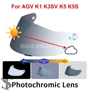フォトクロミックバイザー AGV K5 K5S K5-S K3SV K3-SV K1 メガネ スクリーン シールド フロントガラス アクセサリー パーツ オートクロミック レンズ｜T-マート Yahoo!店