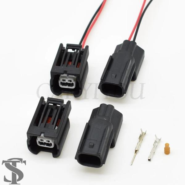 【並行輸入品】1セット 2ピン防水車用ライトフォグランプソケットコネクタ自動車用リバースライトプラグ...