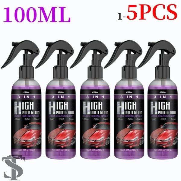 【並行輸入品】バイク用3 IN 1 高保護クイックセラミックコーティングナノスプレーカーコーティング...