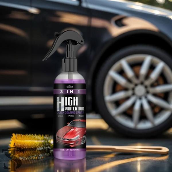 【並行輸入品】3 IN 1 車用セラミックコーティングスプレー 100/30ML オートナノセラミッ...