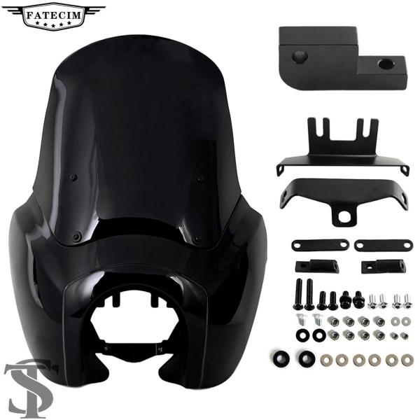 【並行輸入品】CBCカリフォルニアTSPORTフロントフェアリング ハーレーダイナストリートボブT-...