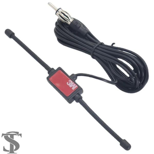 【並行輸入品】汎用カーフロントガラスAM FMラジオアンテナ信号増幅器ブースター隠しラジオアクティブ...