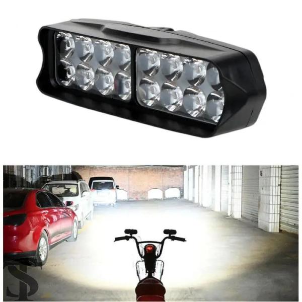 並行輸入品 バイクヘッドライト 12V スポットヘッドライト 8 12 16 自動車用 LED バー...