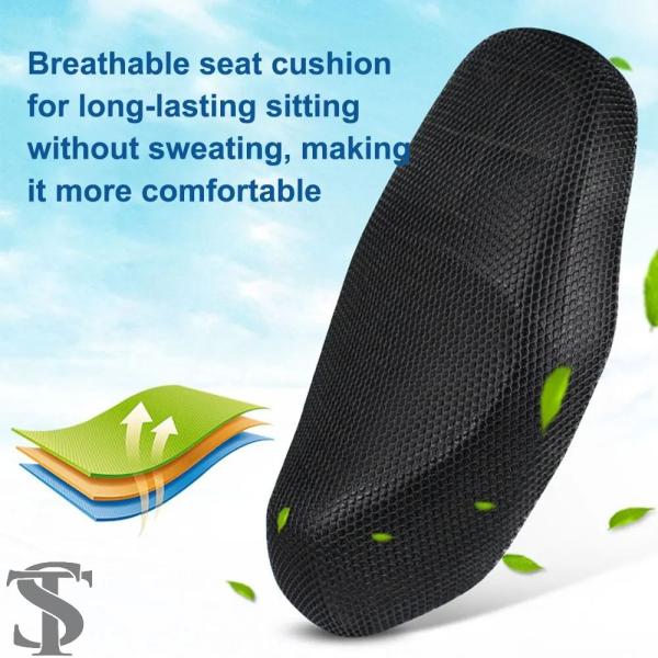 並行輸入品 通気性 クールメッシュ バイクシートカバー クッション 滑り止め ジェルクッション用 シ...