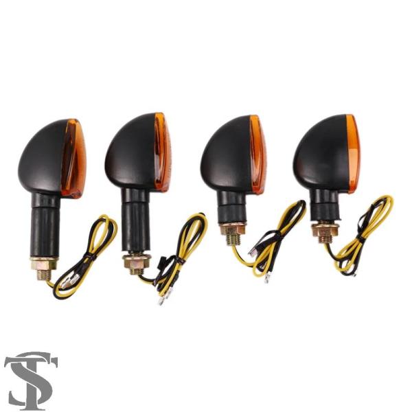 並行輸入品 汎用 12V バイク用ウインカー LED インジケーターライト インディアン スカウト ...