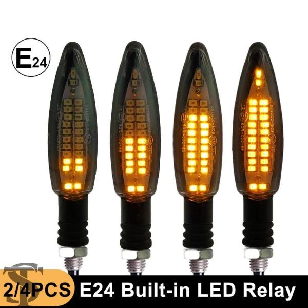 並行輸入品 E24マーク バイク用ウインカーライト LED式ウインカーライト MT 03用アクセサリ...