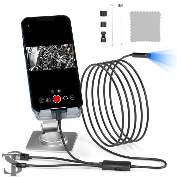 並行輸入品  3 IN 1 内視鏡カメラ MICRO USB/TYPE-C/IOS 防水下水ロード産...