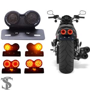 並行輸入品 汎用バイク用 LED テールライト ...の商品画像