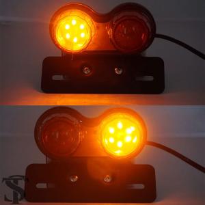 並行輸入品 汎用バイク用 LED テールライト...の詳細画像2